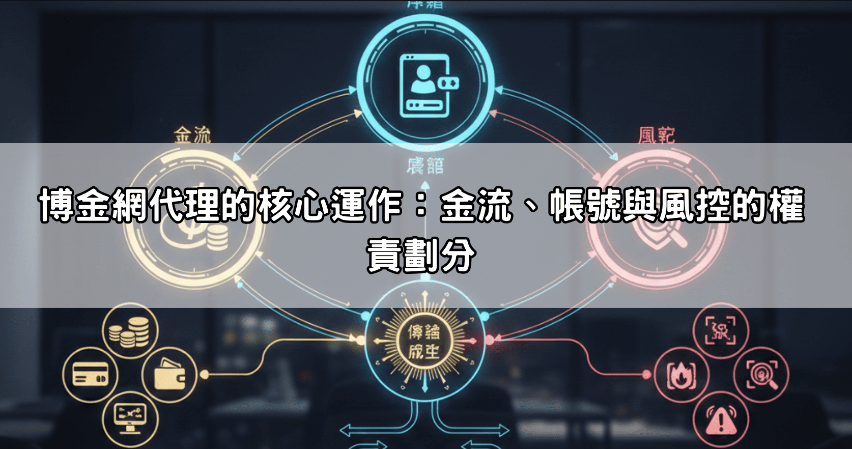 博金網代理的核心運作:金流、帳號與風控的權責劃分